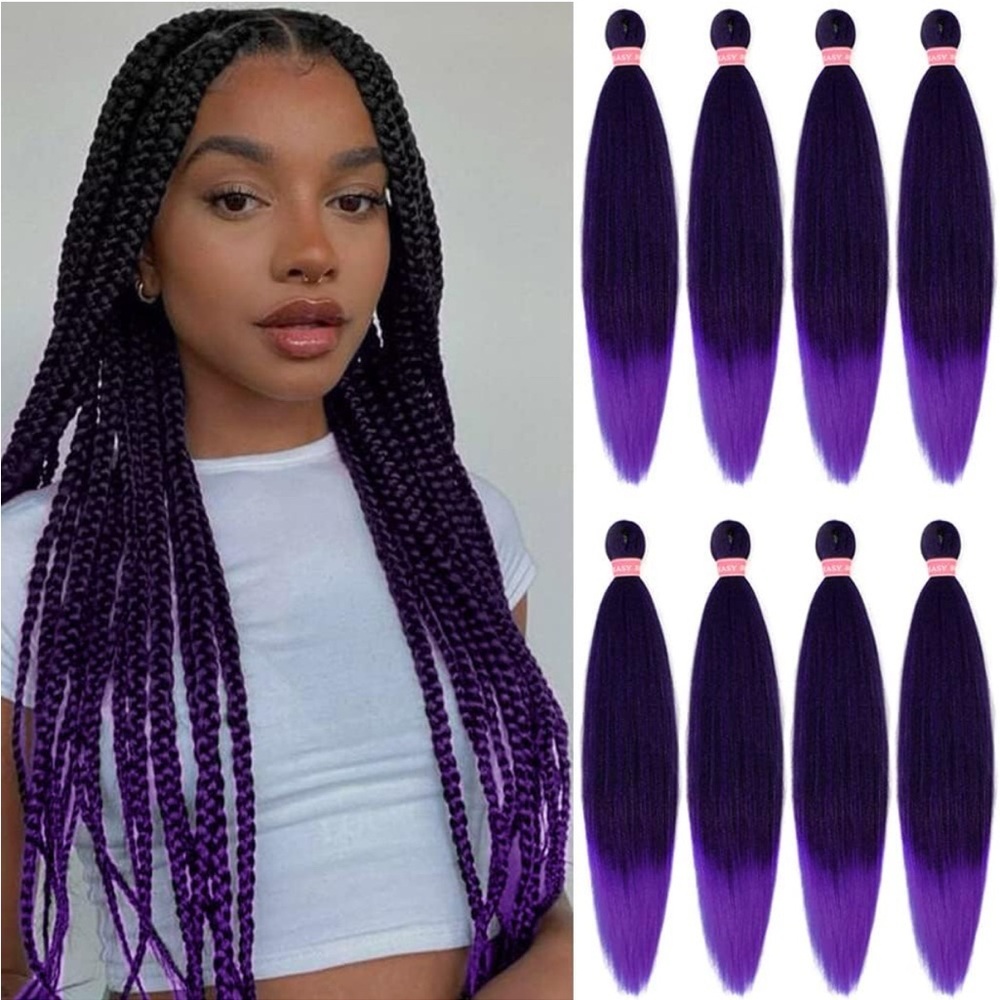 Purple Ombre Braiding Hair Extensions